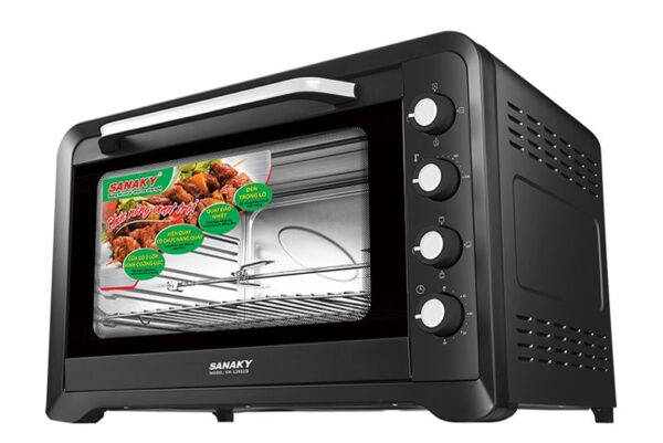 Lò nướng Sanaky 120 lít VH-129S2D võ thép sơn tĩnh điện màu đen chính hãng