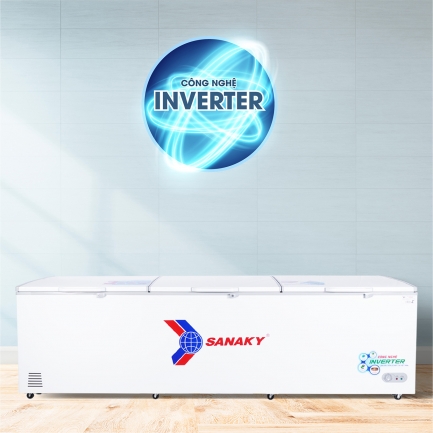 sanaky 1399hy3 mo ta 03 - Tủ đông Sanaky VH-1399HY3 1143.5 lít Inverter Công nghệ Smart inverter trên sản phẩm tủ đông Sanaky VH-1399HY3 (Hình Minh Họa)