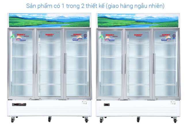 sanaky davh1520hp 3 canh mo - Tủ mát Sanaky VH-1520HP 1400 lít Tủ mát Sanaky VH-1520HP chính hãng với thiết kế 2 loại chỉnh nhiệt độ
