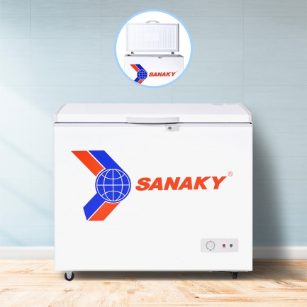 sanaky vh 225hy2 1 ngan 1 canh mo - Tủ đông Sanaky VH-225HY2 175 lít Với thiết kế 1 ngăn đông 1 cánh mở tiện lợi
