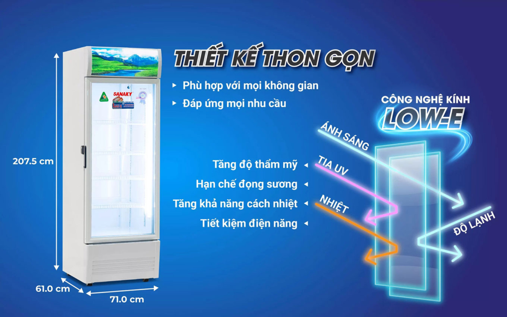 sanaky vh 3089k kinh low e - sanaky vh 3089k kinh low e
