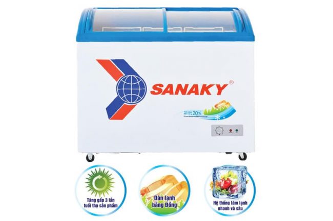 tu dong nap kinh lua sanaky 260lit vh 3899k 1 - Tủ đông Sanaky VH-3899K 260 lít Tủ đông Sanaky VH-3899K 260 lít 1 ngăn dàn lạnh ống đồng