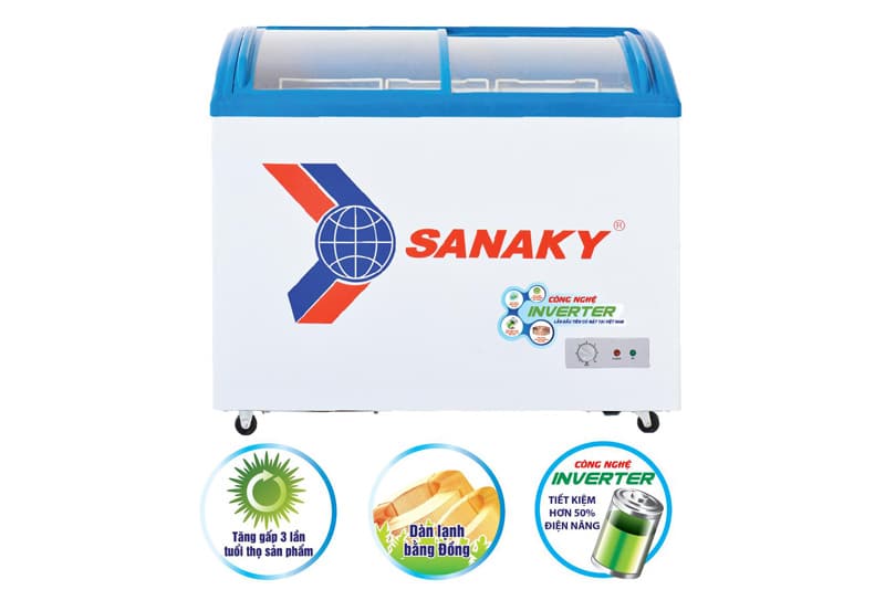 tu dong sanaky inverter 260 lit vh 3899k3 1 - Tủ đông Sanaky VH-3899K3 260 lít Inverter Tủ đông Sanaky Inverter 260 lít VH-3899K3 dàn lạnh đồng có công nghệ inverter tiết kiệm điện