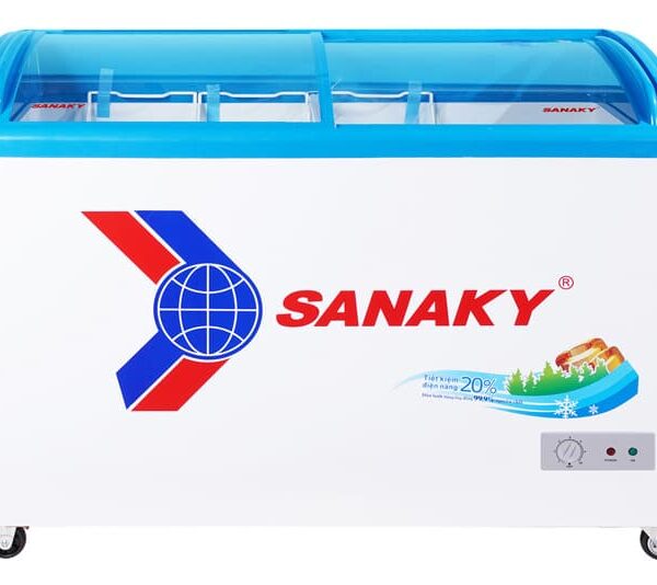 Tủ đông Sanaky VH-4899K 324 lít nắp kính lùa cong chính hãng