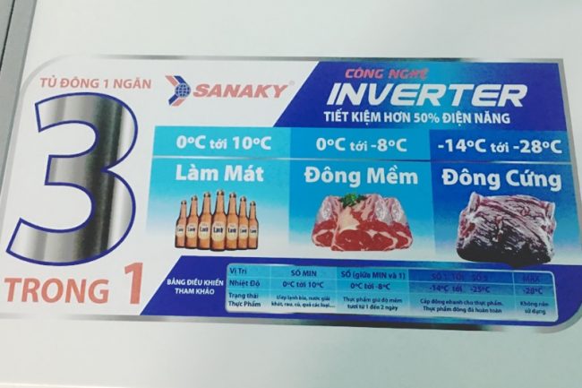 tu dong sanaky o binh duong - Tủ đông Sanaky VH-1399HY3 1143.5 lít Inverter Tủ đông Sanaky inverter VH-1399HY3 1143 lít 1 ngăn đông với 3 chế độ làm lạnh (Hình ảnh thực tế)