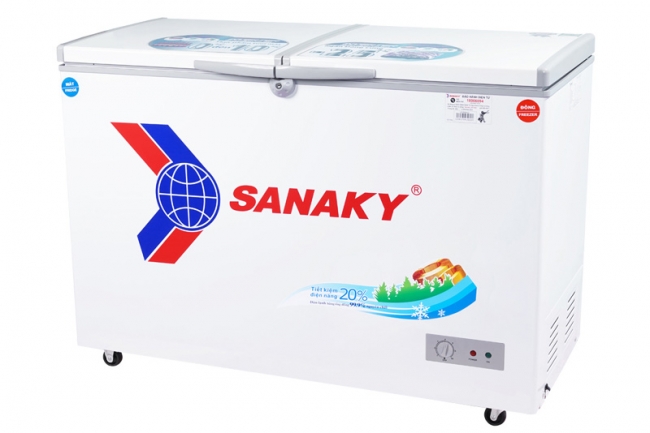 tu dong sanaky vh 3699w1 3 - Tủ đông Sanaky VH-3699W1 260 lít Tổng quan thết kế của tủ đông Sanaky VH-3699W1