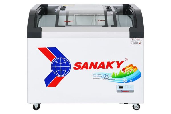 Tủ đông Sanaky VH-3899KB 280 lít nắp kính lùa cong, 1 ngăn đông chính hãng, giá tốt