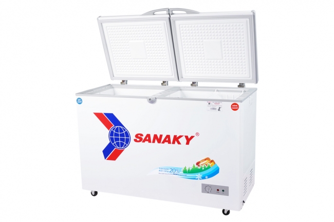 tu dong sanaky vh 4099w1 4 - Tủ đông Sanaky VH-4099W1 280 lít Tủ đông Sanaky VH-4099W1 có thiết kế 2 ngăn đông mát 2 cánh mở