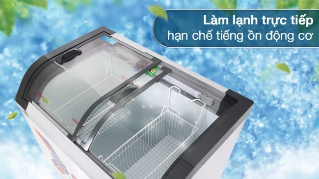 tu dong sanaky vh 4899kb 350 lit lam lanh truc tiep - Tủ đông Sanaky VH-4899KB 350 lít Tủ đông Sanaky VH-4899KB 350 lít có hệ thống làm lạnh trực tiếp vận hành êm ái