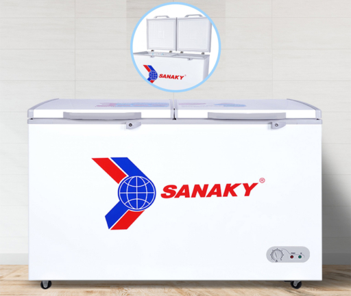 tu dong sanaky vh 568hy2 co 1 ngan dong 2 canh mo - Tủ đông Sanaky VH-568HY2 410 lít Tủ đông Sanaky VH-568HY2 với thiết kế 1 ngăn đông 2 cánh dỡ