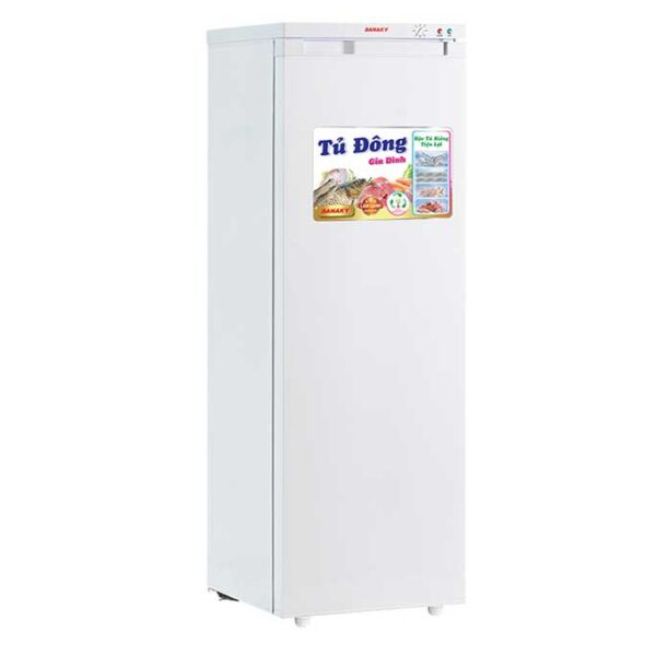 Tủ đông đứng Sanaky VH-230VD dung tích 213 lít, 7 hộc kéo