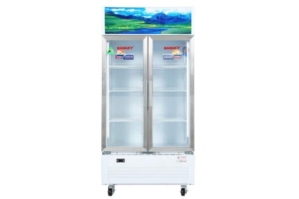 Tủ mát Sanaky VH-6009HP dung tích 600 lít, 2 cánh mở