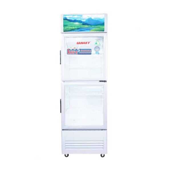 Tủ mát Sanaky VH-308WL dung tích 240 lít, 2 cánh mở trên dưới