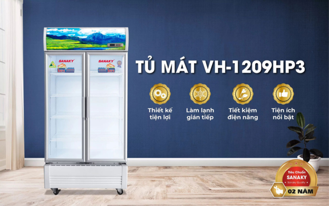 vh 1209hp3 intro tinh nang - Tủ mát Sanaky VH-1209HP3 1100 lít Inverter Tính năng nổi bật tủ mát Sanaky VH-1209HP3 công nghệ inverter dung tích 1100 lít không đóng tuyết chính hãng