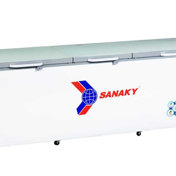 Tủ đông Sanaky VH-1399HY4K dung tích 1143.5 lít, inverter tiết kiệm diện, 1 ngăn đông 3 cửa mở