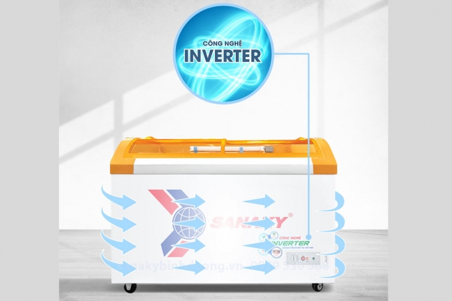 VH 3899K3B 7 - Tủ đông Sanaky VH-3899K3B 280 lít Inverter Công nghệ inverter tiết kiệm điện năng lên đến 50%
